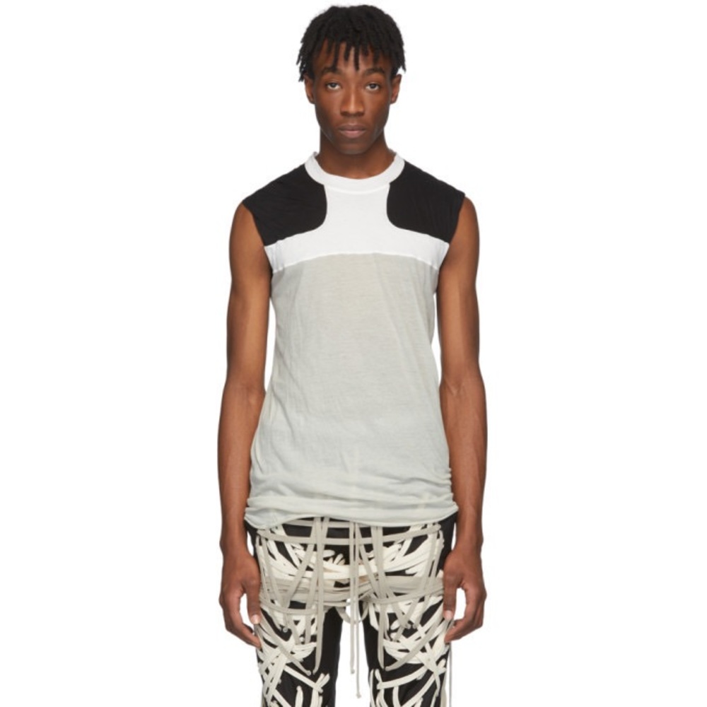 Rick Owens release combo tee sleeveless  tecualt design Size M is NWT
